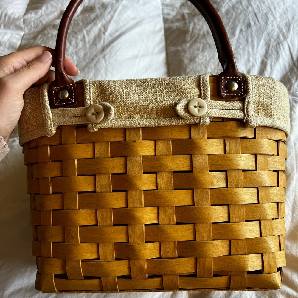 Longaberger small handmade basket